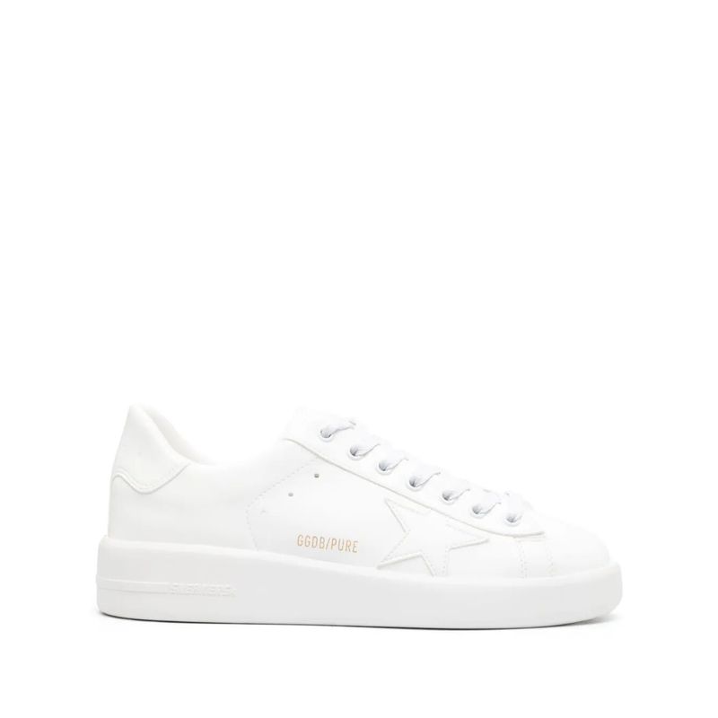 Golden Goose Women Purestar Vegan Sneakers With White Star (Size 36)